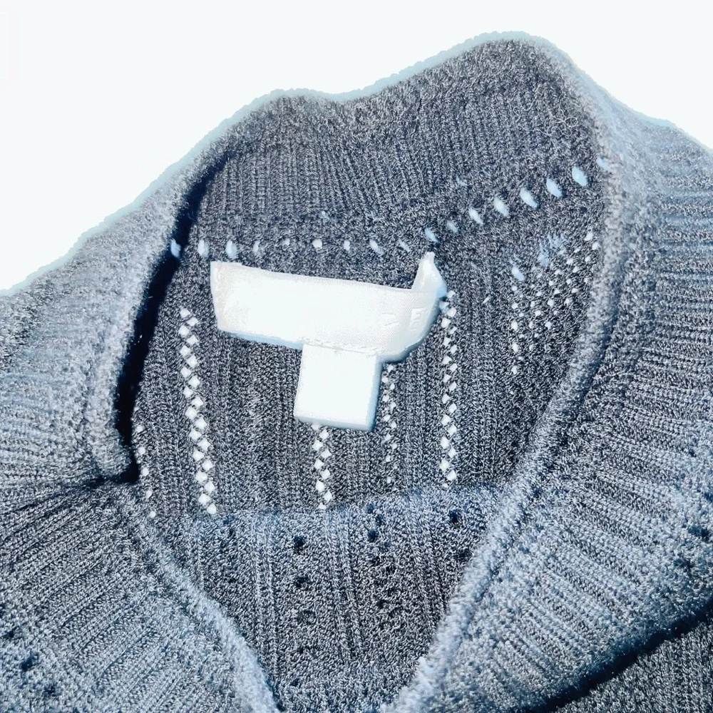 Uniqlo x Mame Kurogouchi 3D Knit Half Sleeve Sweater Top XS (Ivory & Black Set) - Picture 5 of 5